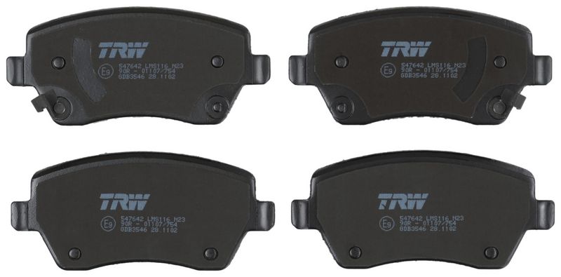 TRW GDB3546 Brake Pad Set, disc brake