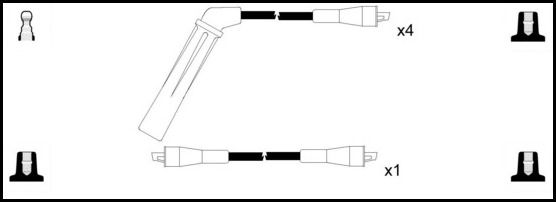 Juego de cables de encendido