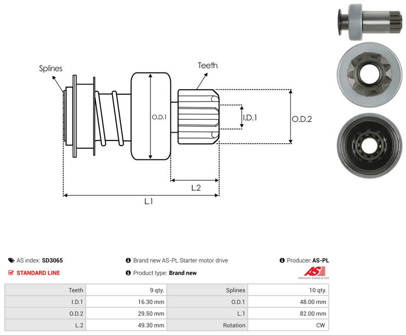 Vabajooks, starter, AS-PL SD3065