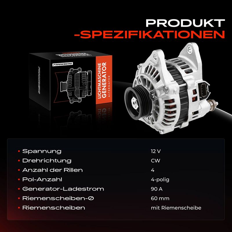 Frankberg 5481FB0001819 Alternator