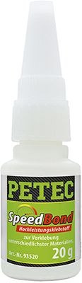 adeziv,reparatii plastic PETEC ADHESIVE SYSTEM SUPERGLUE AND FILLER 93520