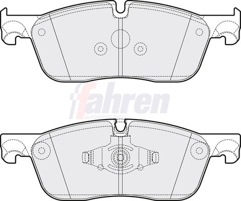 Fahren Brake Pad Set, disc brake FBP3833