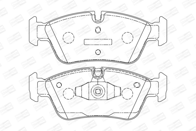 CHAMPION Plaquettes de frein à disque 573138CH