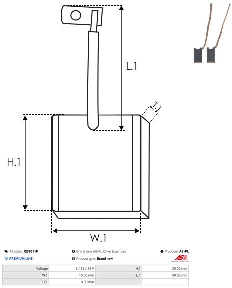 Süsinikuhari, generaator, AS-PL OB9011P