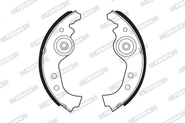 FERODO FSB27 Brake Shoe Set
