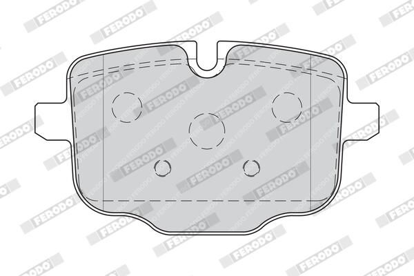 FERODO FDB4381 Brake Pad Set, disc brake