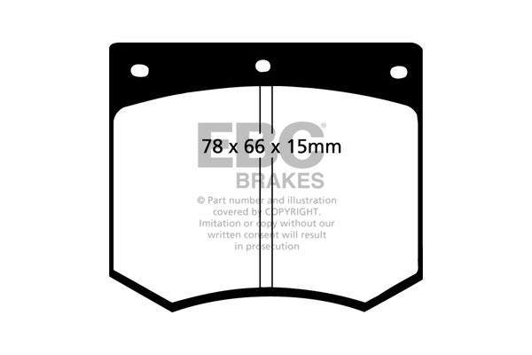 EBC Brakes fékbetétkészlet, tárcsafék DP2291