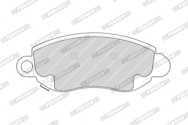 FERODO FVR1381 Brake Pad Set, disc brake