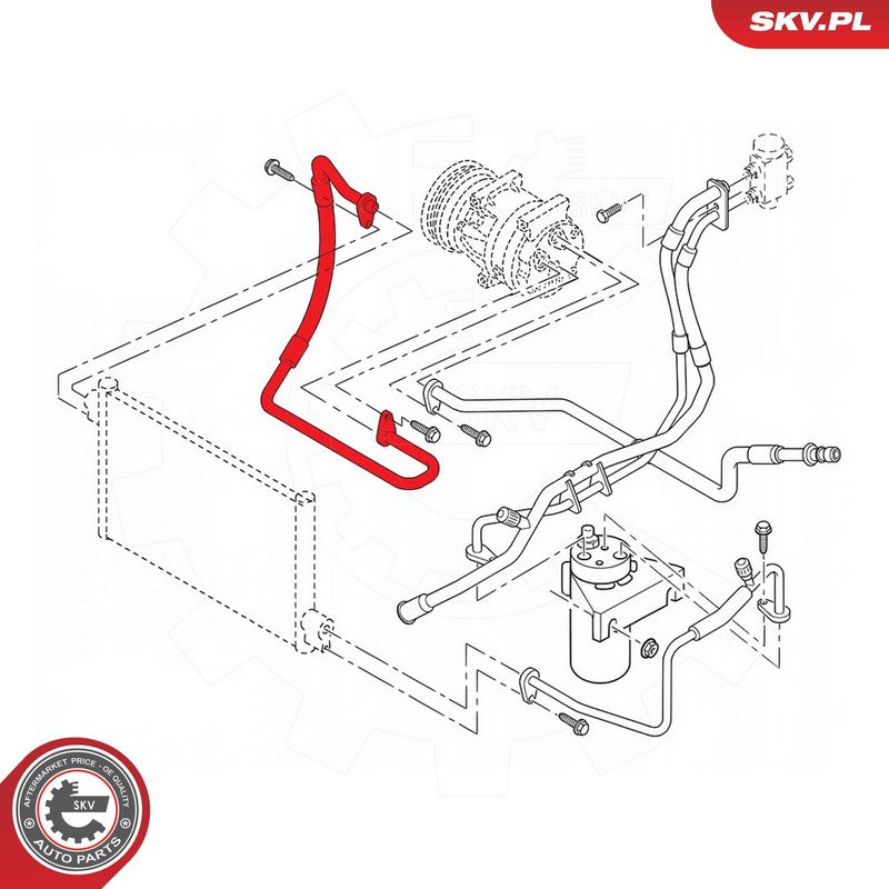 Kõrgsurve-, madalsurvetorustik, kliimaseade, ESEN SKV 54SKV691