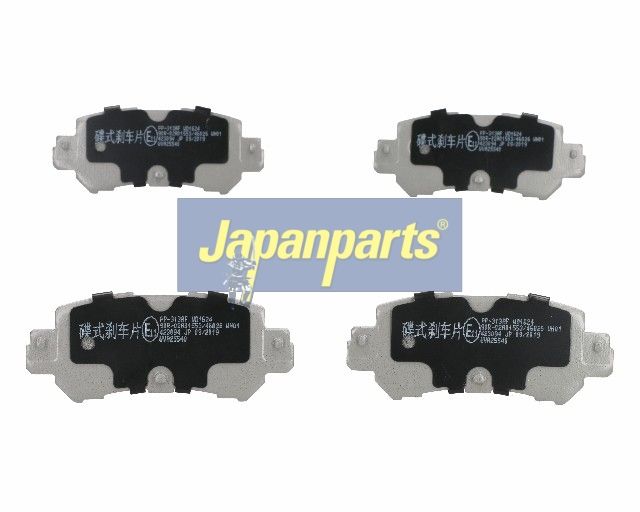 set placute frana,frana disc JAPANPARTS PP-313AF