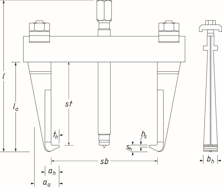HAZET 1750-14 Internal/External Puller