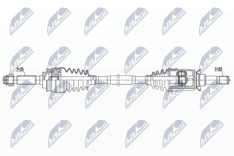 NTY hajtótengely NPW-CH-092