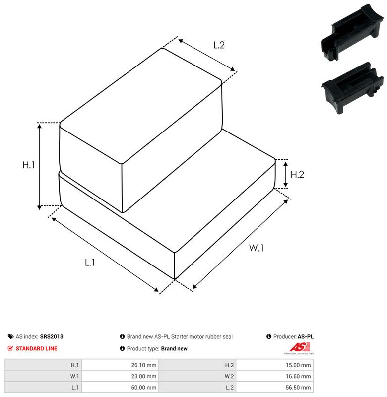 AS-PL SRS2013 Repair Kit, starter