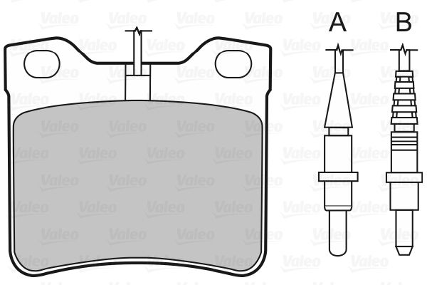 VALEO 598062 Brake Pad Set, disc brake