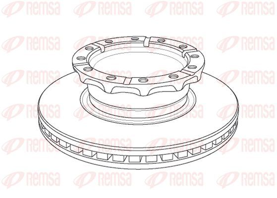 Brzdový kotouč NCA1158.20