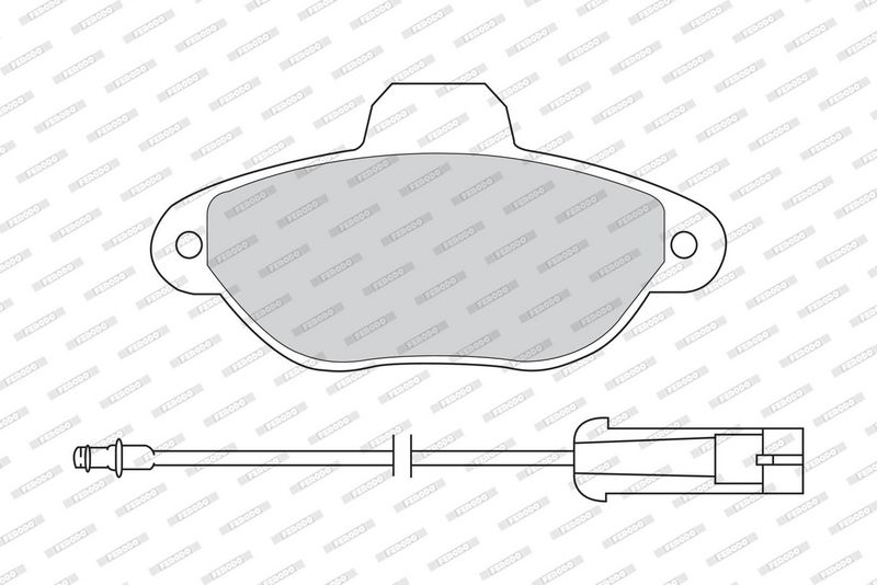 FERODO Plaquettes de frein à disque FDB925