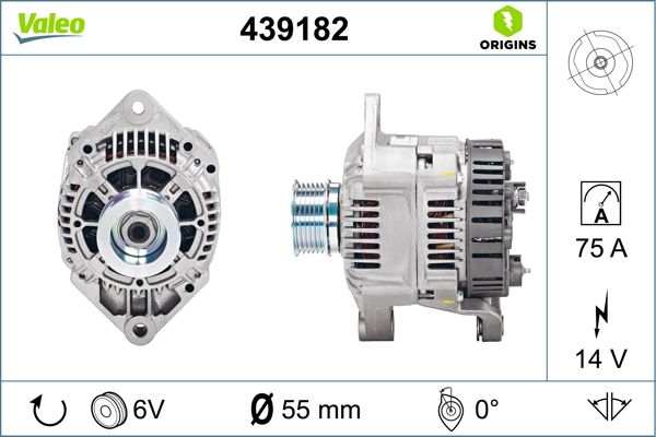 VALEO Dynamo / Alternator 439182