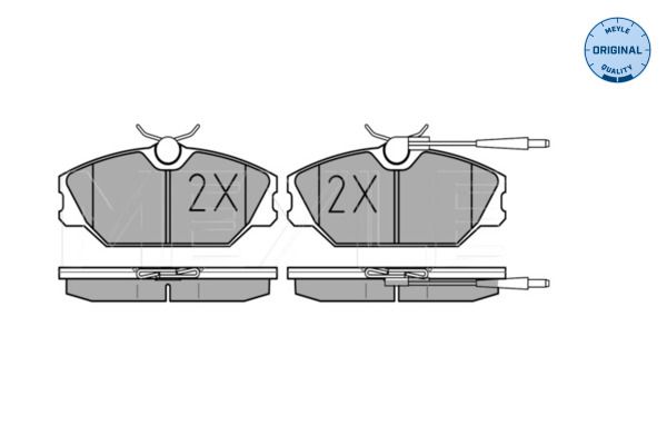 MEYLE 025 213 8818/W Brake Pad Set, disc brake
