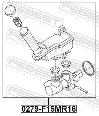 FEBEST 0279-F15MR16 Brake Master Cylinder