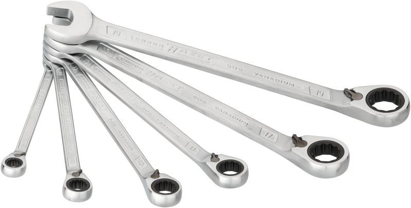 HAZET 606N/6 Ratchet Ring Open-ended Spanner