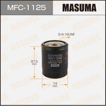 Оливний фільтр, Masuma MFC1125