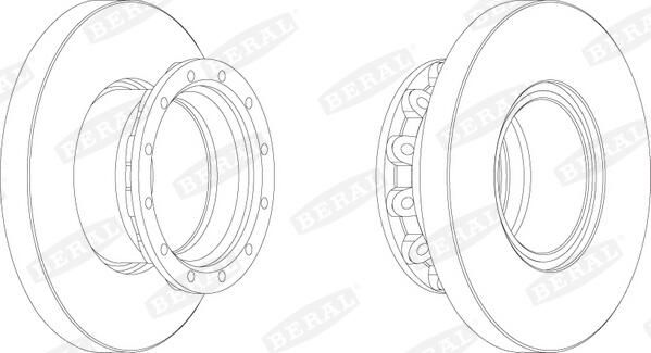 BERAL Remschijf