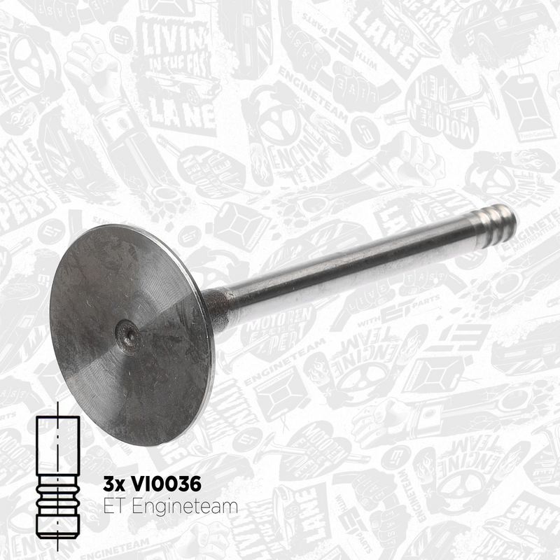 Product Image - Kleppenset, in-/uitlaatklep - VS0004 - ET ENGINETEAM