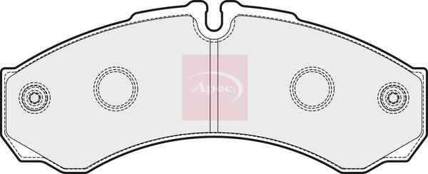 APEC Brake Pad Set, disc brake PAD1920