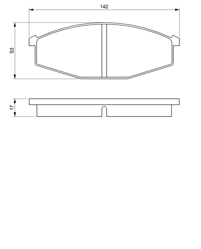 BOSCH Plaquettes de frein à disque 0 986 468 630