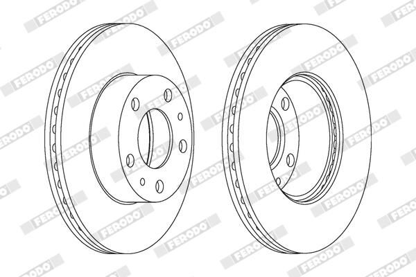 FERODO DDF767 Brake Disc