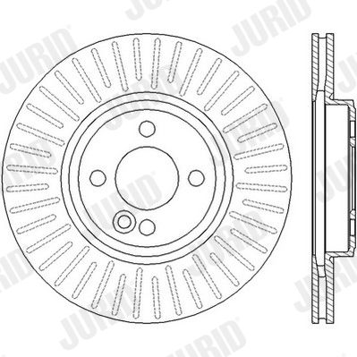 Гальмівний диск, Jurid 562444J
