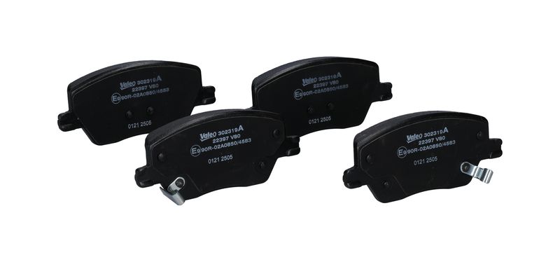 VALEO 302319A Diskinių stabdžių kaladėlių komplektas