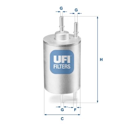 Фільтр палива, Ufi 31.958.00