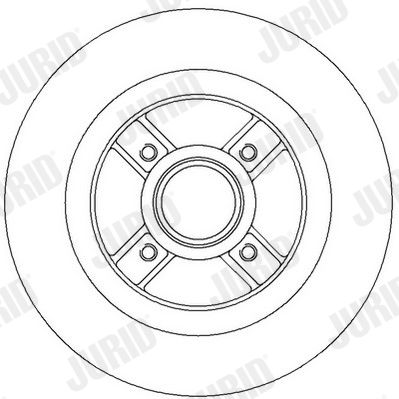 JURID 562368JC Brake Disc