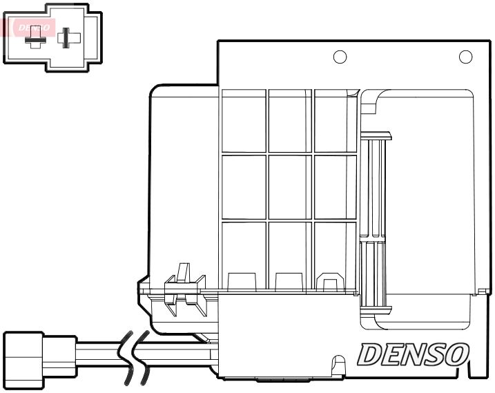 Компресор салону, Denso DEA17033