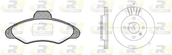 Комплект гальма, дискове гальмо, Roadhouse 833100