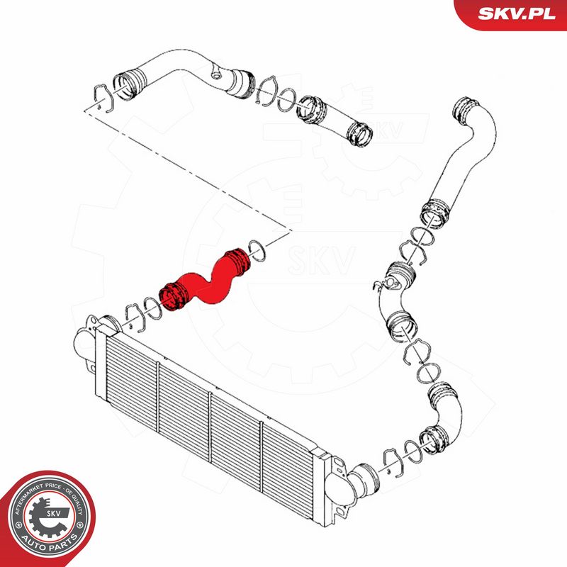 ESEN SKV 24SKV457 Intake Hose, air filter