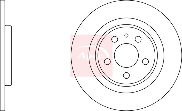 APEC Brake Disc DSK2192