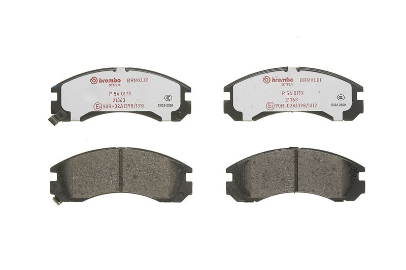 BREMBO P 54 017X Brake Pad Set, disc brake