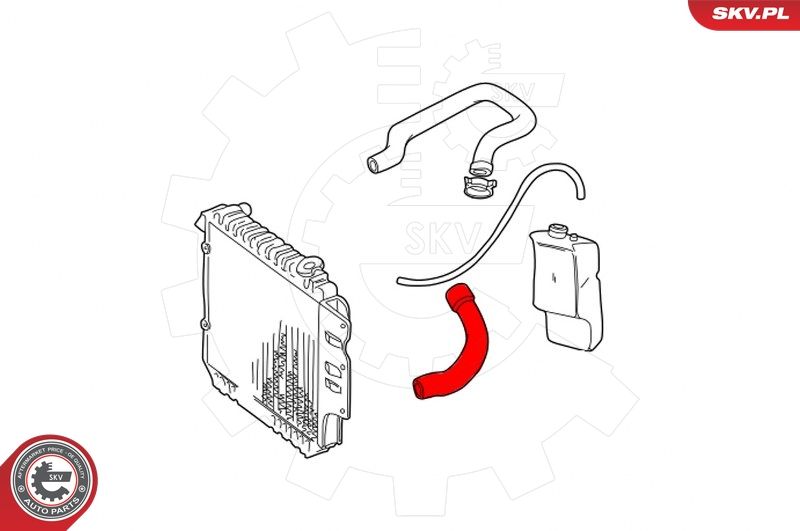 ESEN SKV 43SKV615 Radiator Hose