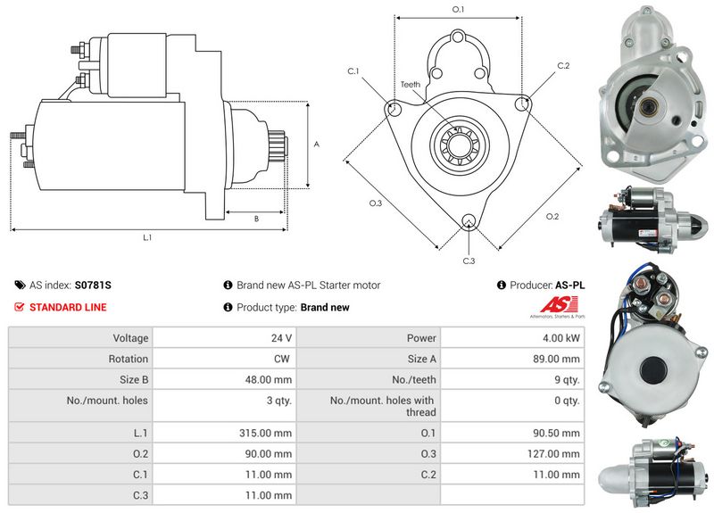 AS-PL S0781S Starter