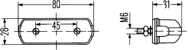 Ліхтар номерного знака, Hella 2KA001389-101