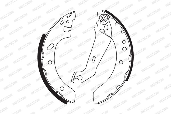 FERODO FSB552 Brake Shoe Set