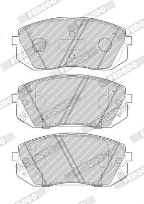 FERODO FDB5039 Brake Pad Set, disc brake