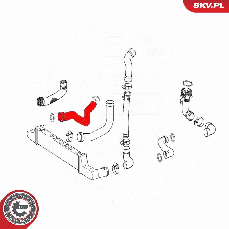 ESEN SKV 43SKV476 Charge Air Hose