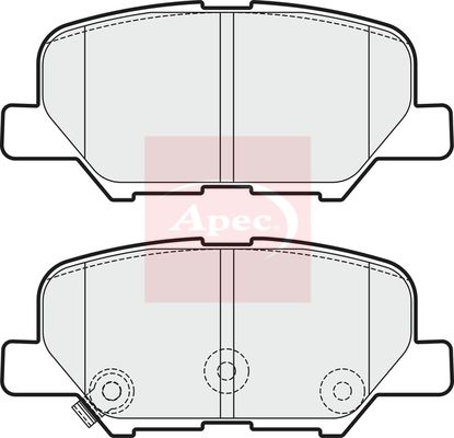 APEC Brake Pad Set, disc brake PAD1890