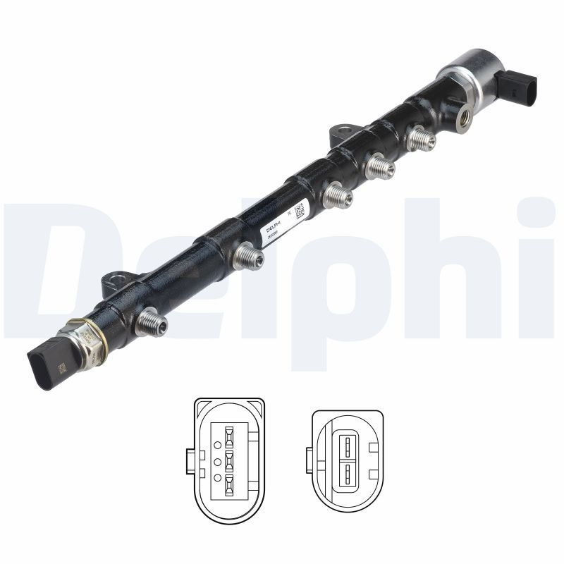 Delphi High Pressure Fuel Rail 28252069