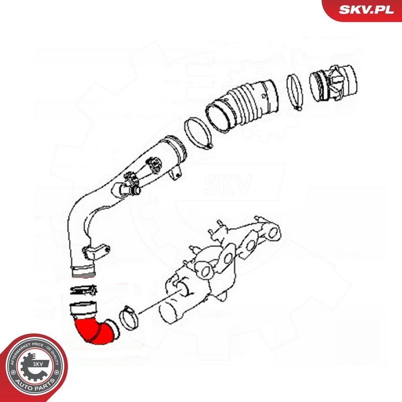 Laadimisõhu voolik, ESEN SKV 43SKV263