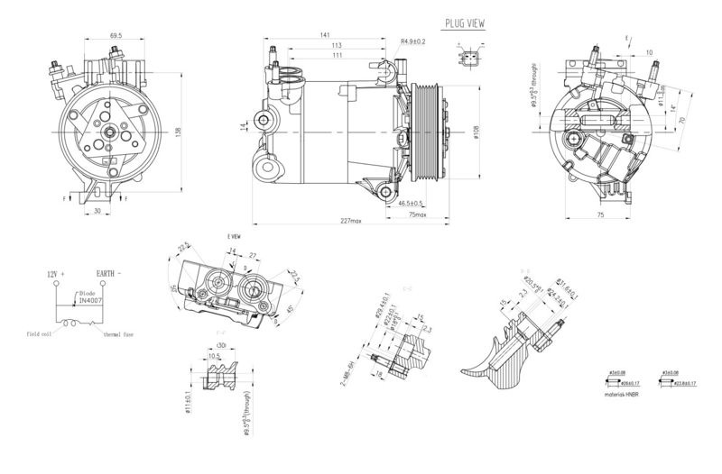 Kompresor, klimatizace 8FK 366 200-341