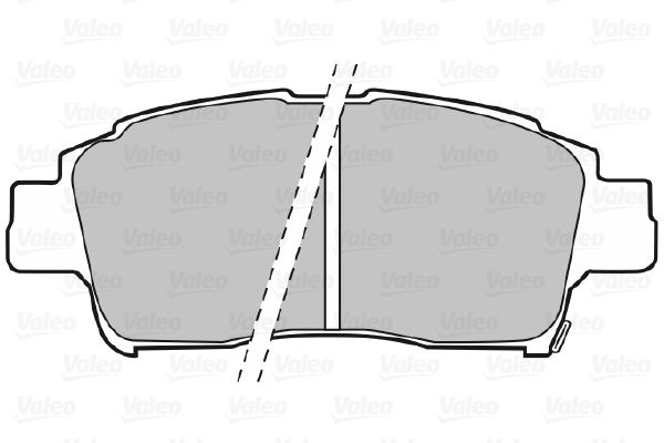 VALEO 598606 Brake Pad Set, disc brake